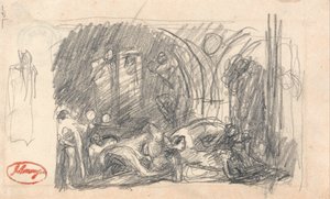 Escena de prisión de George Romney